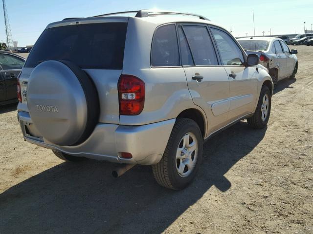 JTEGD20V740020516 - 2004 TOYOTA RAV4 GRAY photo 4