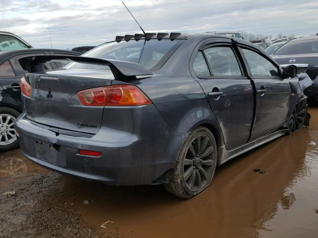 JA3AU86U18U042729 - 2008 MITSUBISHI LANCER GTS SILVER photo 4