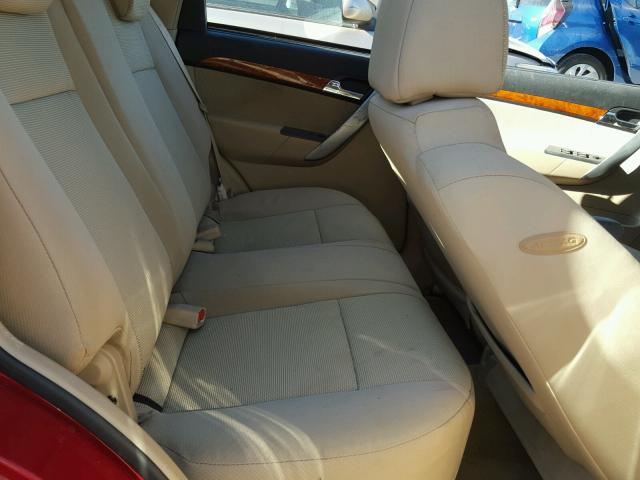 KL1TD6DE4AB118995 - 2010 CHEVROLET AVEO LS RED photo 6