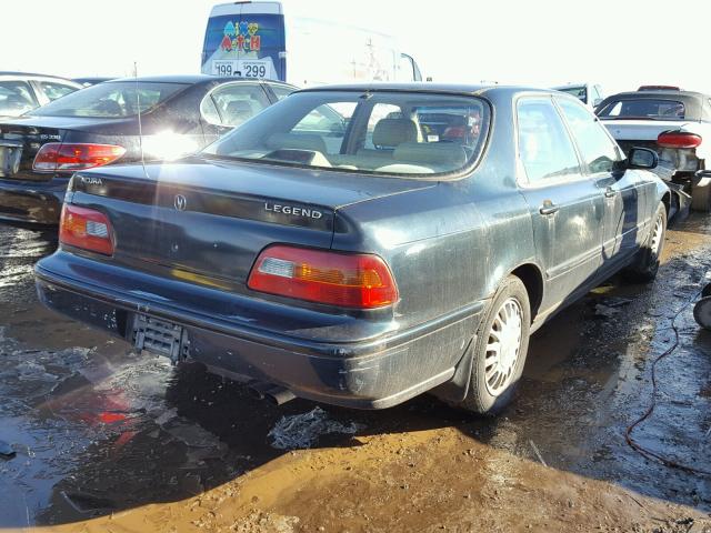 JH4KA7677SC003268 - 1995 ACURA LEGEND LS GREEN photo 4