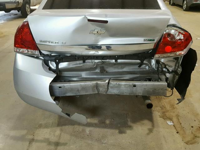 2G1WG5EK1B1186225 - 2011 CHEVROLET IMPALA LT SILVER photo 9