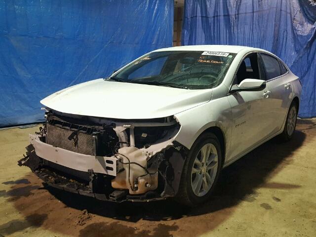 1G1ZE5ST6HF104779 - 2017 CHEVROLET MALIBU LT WHITE photo 2