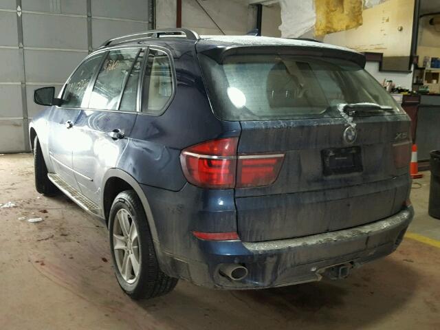 5UXZW0C52BL371772 - 2011 BMW X5 XDRIVE3 BLUE photo 3