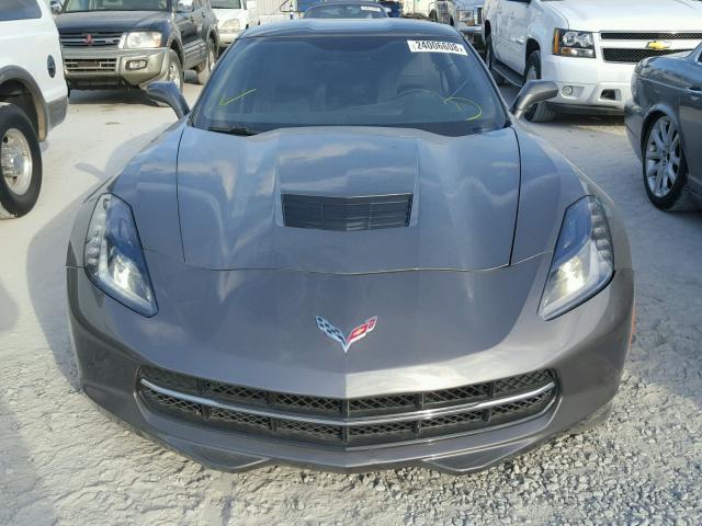 1G1YB2D78G5118013 - 2016 CHEVROLET CORVETTE S GRAY photo 10