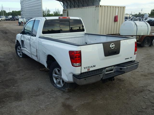 1N6BA0CA2CN303666 - 2012 NISSAN TITAN S WHITE photo 3