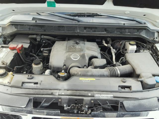 1N6BA0CA2CN303666 - 2012 NISSAN TITAN S WHITE photo 7