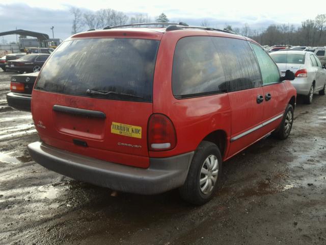 2B4FP2538TR786089 - 1996 DODGE CARAVAN RED photo 4