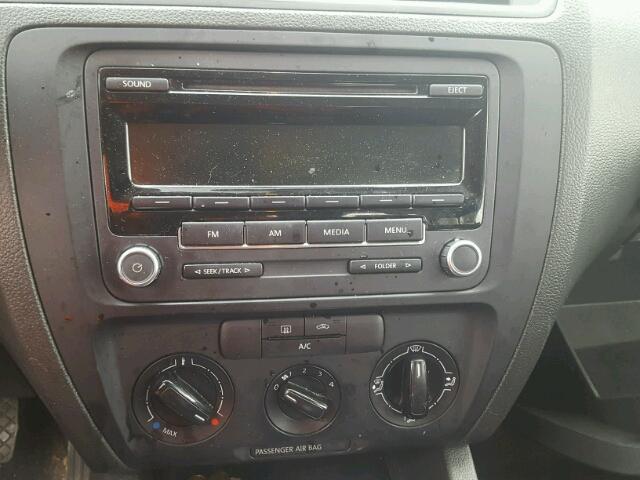 3VW2K7AJ6EM312778 - 2014 VOLKSWAGEN JETTA BASE 黑色 照片 9