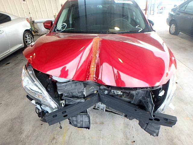 3N1AB7AP3DL720472 - 2013 NISSAN SENTRA S RED photo 9