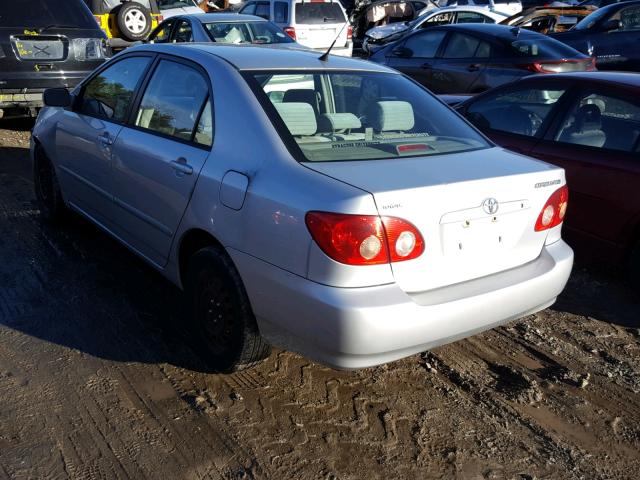 2T1BR32EX7C814584 - 2007 TOYOTA COROLLA CE SILVER photo 3