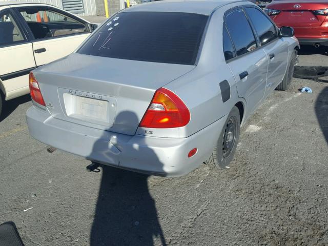 JA3AY26C01U029176 - 2001 MITSUBISHI MIRAGE ES SILVER photo 4