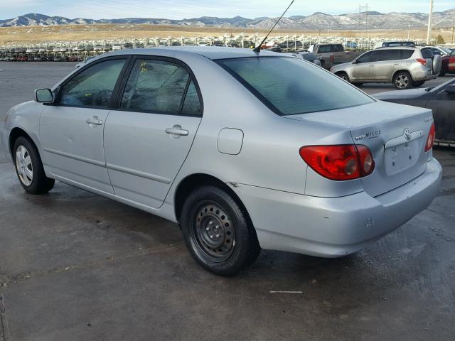 2T1BR32E35C501017 - 2005 TOYOTA COROLLA CE SILVER photo 3