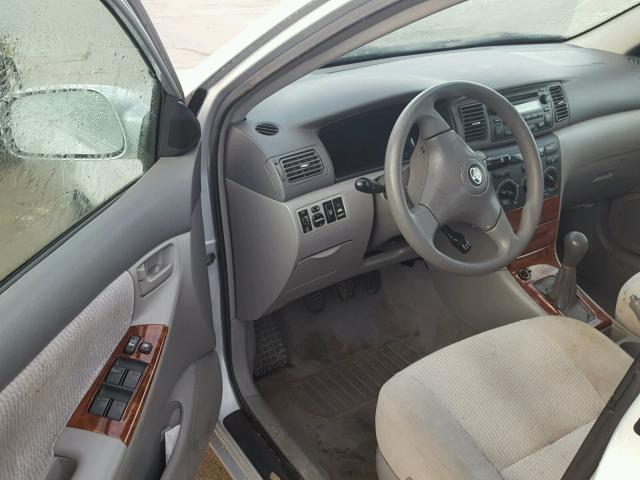 2T1BR32E35C501017 - 2005 TOYOTA COROLLA CE SILVER photo 9