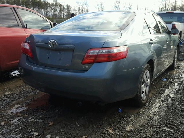 4T1BE46K89U906750 - 2009 TOYOTA CAMRY BASE GREEN photo 4