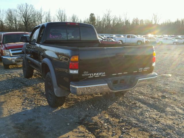 5TBBT4410YS085112 - 2000 TOYOTA TUNDRA ACC BLACK photo 3