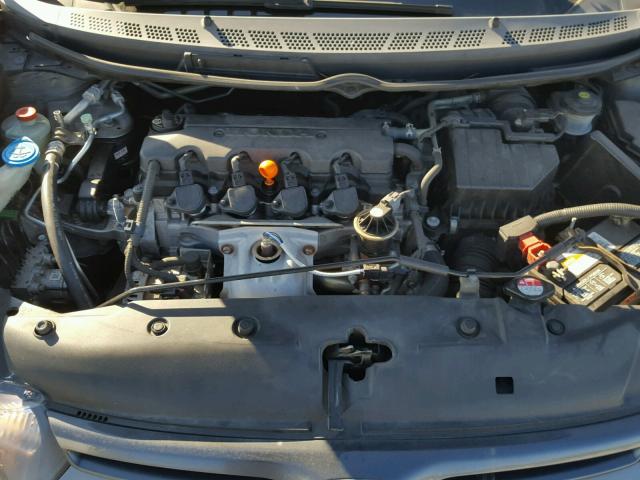 2HGFG12818H503401 - 2008 HONDA CIVIC EX BROWN photo 7