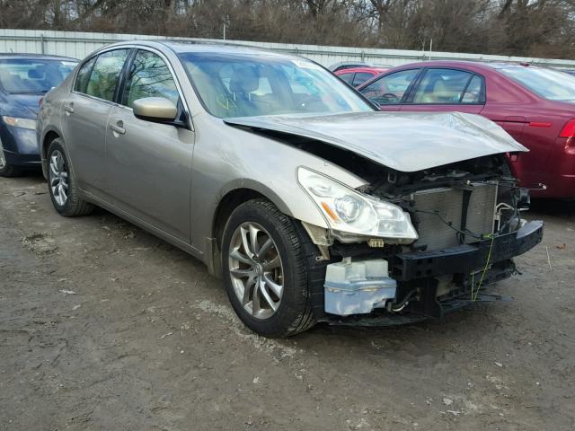 JNKCV61F69M054122 - 2009 INFINITI G37 BEIGE photo 1