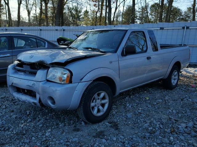 1N6DD26S02C306639 - 2002 NISSAN FRONTIER K SILVER photo 2