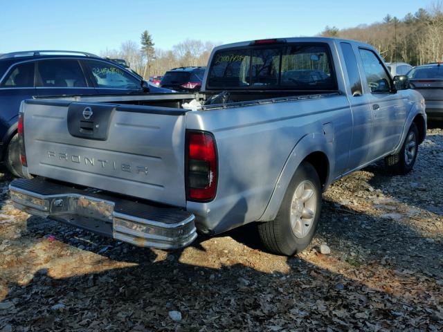 1N6DD26S02C306639 - 2002 NISSAN FRONTIER K SILVER photo 4