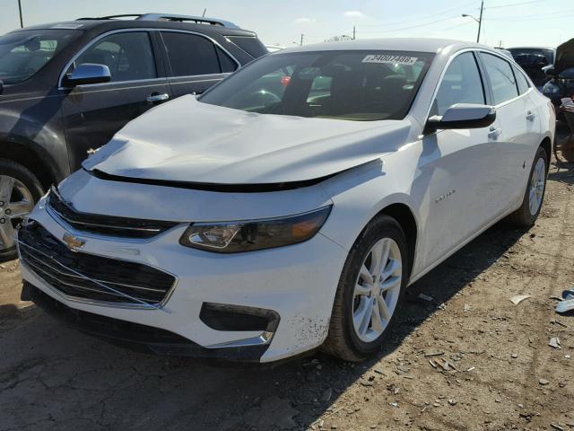 1G1ZD5ST7JF152171 - 2018 CHEVROLET MALIBU LT WHITE photo 2