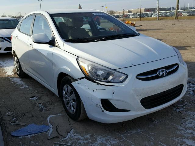 KMHCT4AE4GU090354 - 2016 HYUNDAI ACCENT SE WHITE photo 1