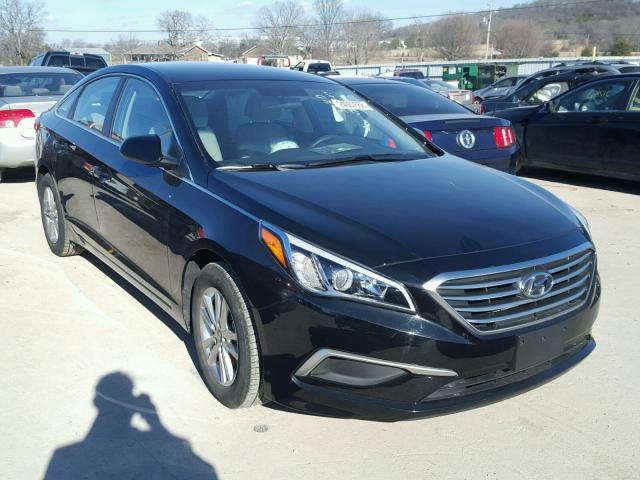 5NPE24AF5HH563280 - 2017 HYUNDAI SONATA SE BLACK photo 1