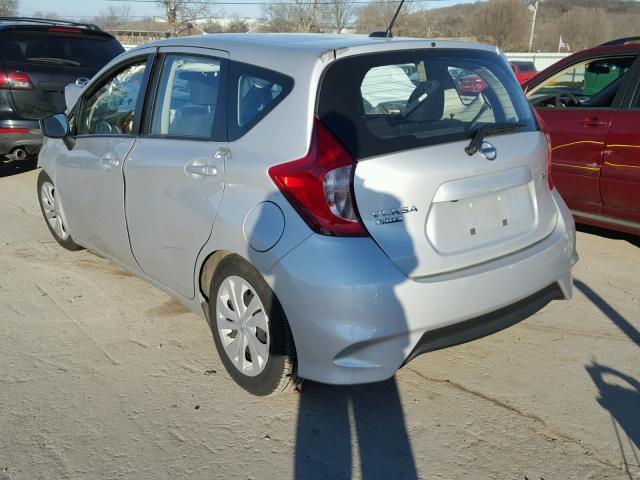 3N1CE2CP3HL364935 - 2017 NISSAN VERSA NOTE SILVER photo 3