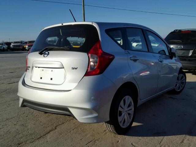 3N1CE2CP3HL364935 - 2017 NISSAN VERSA NOTE SILVER photo 4