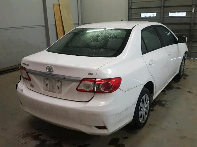 2T1BU4EE6BC659007 - 2011 TOYOTA COROLLA BA WHITE photo 4