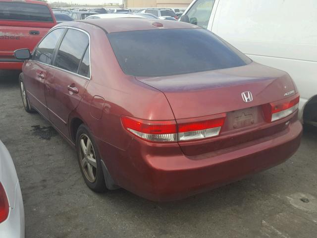 JHMCM56844C013235 - 2004 HONDA ACCORD EX MAROON photo 3