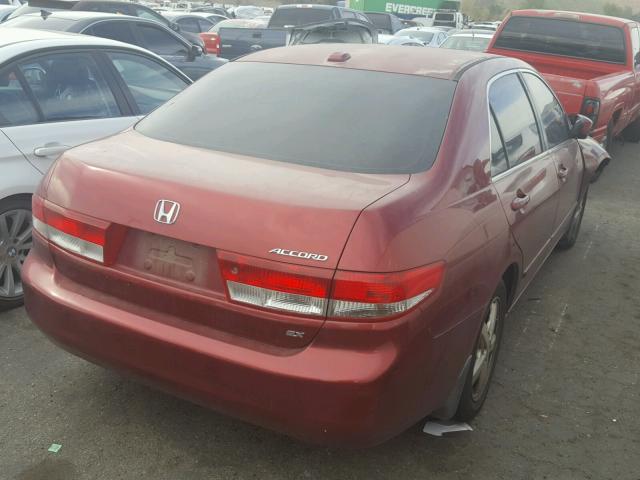 JHMCM56844C013235 - 2004 HONDA ACCORD EX MAROON photo 4