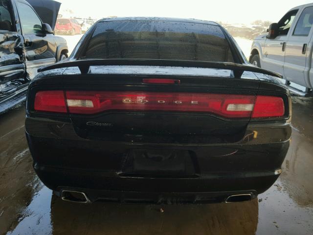 2B3CL3CG4BH502783 - 2011 DODGE CHARGER BLACK photo 9