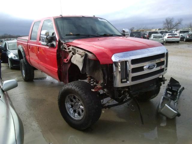 1FTWW31R88EA05677 - 2008 FORD F350 SRW S RED photo 1