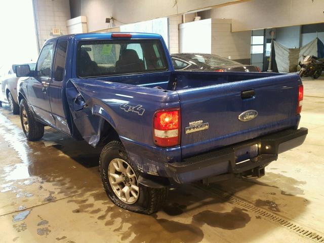 1FTZR45E07PA85058 - 2007 FORD RANGER SUP BLUE photo 3