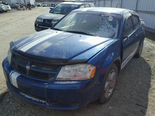 1B3LC46B79N538099 - 2009 DODGE AVENGER SE BLUE photo 2