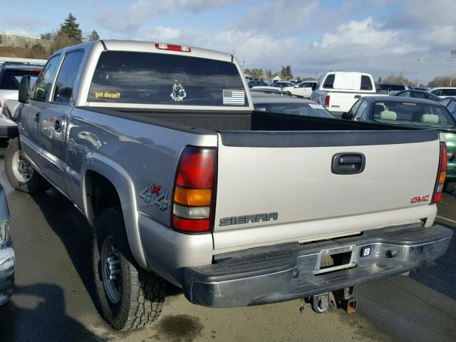 1GTHK23D86F193866 - 2006 GMC SIERRA K25 BEIGE photo 3