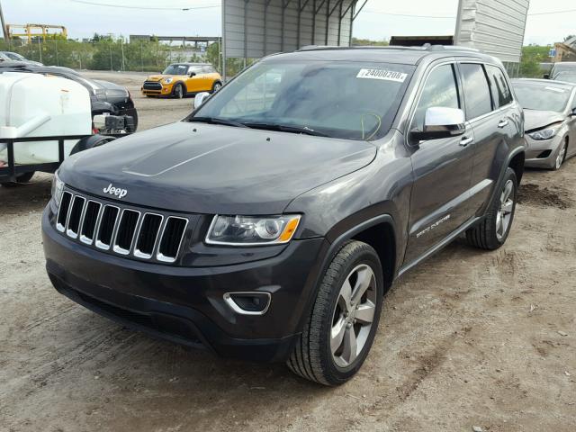 1C4RJFBG6EC137922 - 2014 JEEP GRAND CHER GRAY photo 2