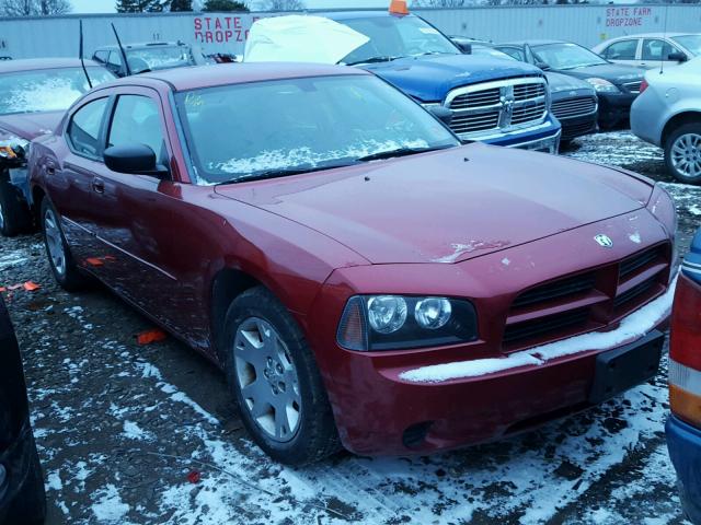 2B3KA43R36H364460 - 2006 DODGE CHARGER SE RED photo 1