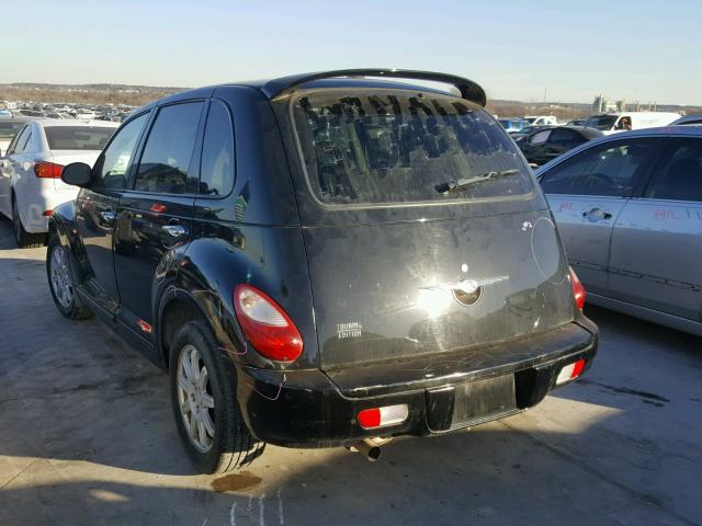 3A8FY58BX7T527720 - 2007 CHRYSLER PT CRUISER BLACK photo 3