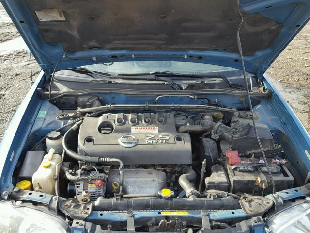 3N1AB51D02L707248 - 2002 NISSAN SENTRA SE- BLUE photo 7