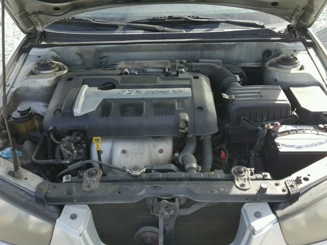 KMHDN45D93U591430 - 2003 HYUNDAI ELANTRA GL GRAY photo 7