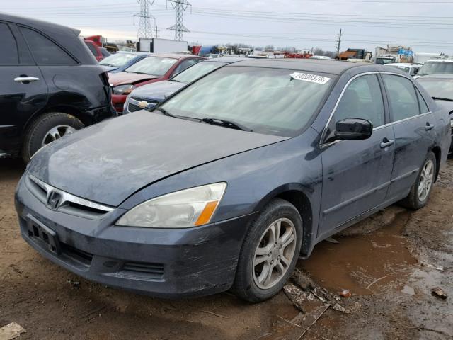 1HGCM56796A141432 - 2006 HONDA ACCORD EX GRAY photo 2