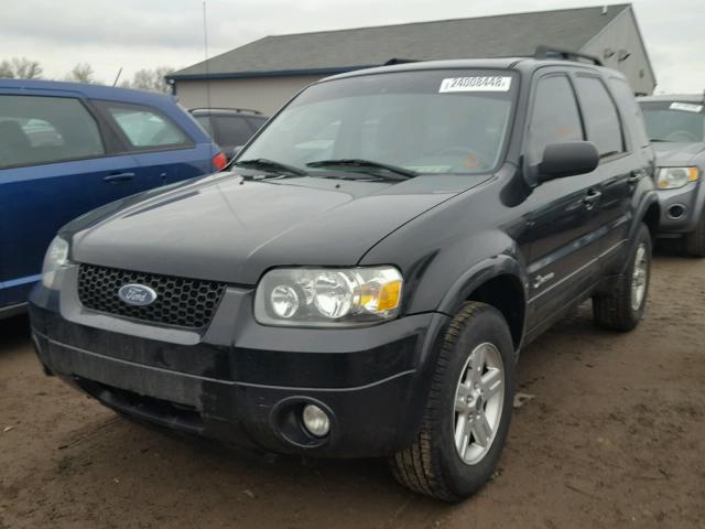 1FMCU49H97KB37837 - 2007 FORD ESCAPE 4X2 BLACK photo 2