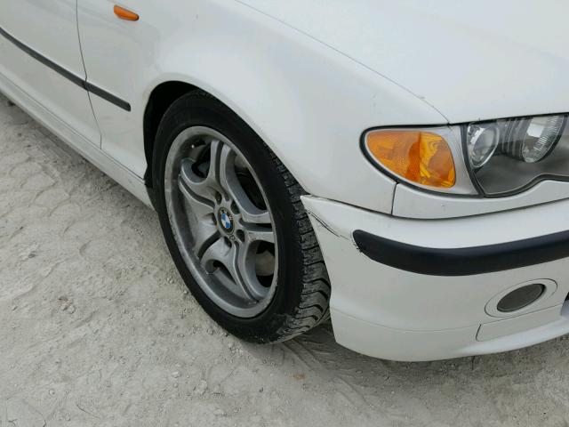 WBAEV53472KM15775 - 2002 BMW 330 I WHITE photo 9