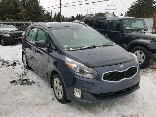 KNAHT8A31F7083842 - 2015 KIA RONDO BLUE photo 1