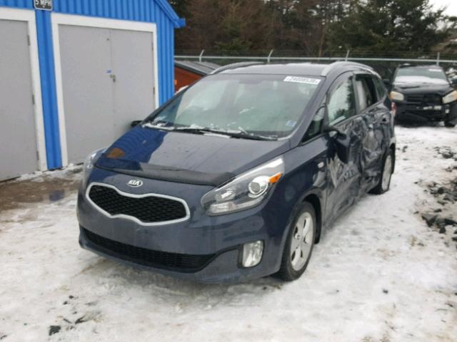 KNAHT8A31F7083842 - 2015 KIA RONDO BLUE photo 2