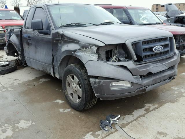 1FTRF02285KC32748 - 2005 FORD F150 GRAY photo 1