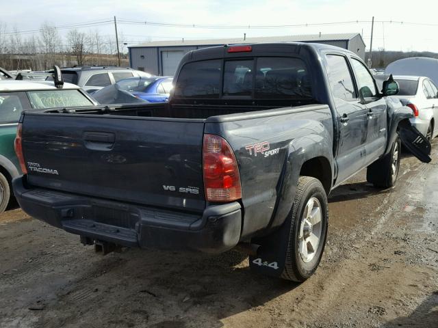 5TELU42N18Z543046 - 2008 TOYOTA TACOMA DOU BLACK photo 4