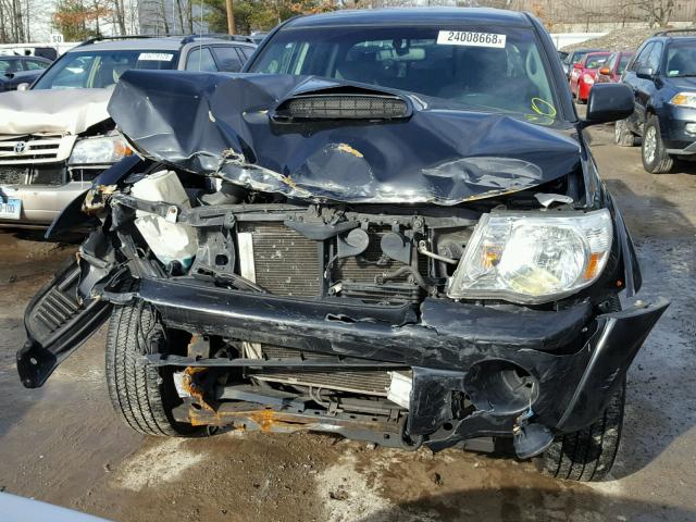 5TELU42N18Z543046 - 2008 TOYOTA TACOMA DOU BLACK photo 9