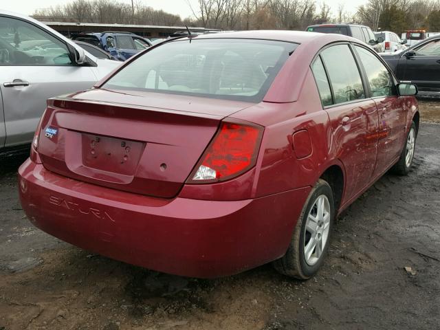 1G8AJ55F37Z171949 - 2007 SATURN ION LEVEL BURGUNDY photo 4